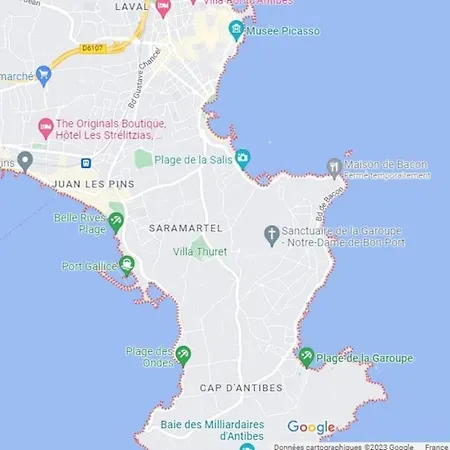 Daire Emplacement Ideal Plages Cap D'antibes Gare Juan Les Pins